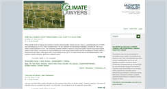 Desktop Screenshot of climatelawyers.com